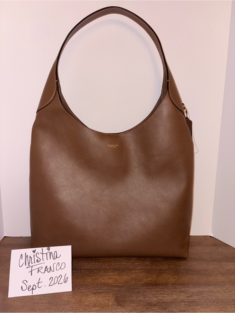 Coach Dark Stone Brooklyn 39 Bag - Elegant Everyday Tote NWT